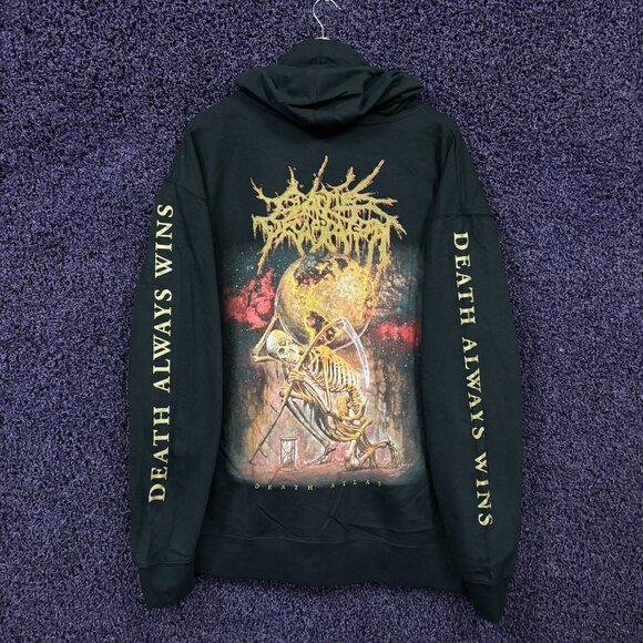 Cattle Decapitation Death Atlas Album Band Zip-Up Hoodie XL - Picture 3 of 4